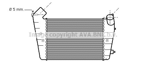 AVA QUALITY COOLING Интеркулер AI4128